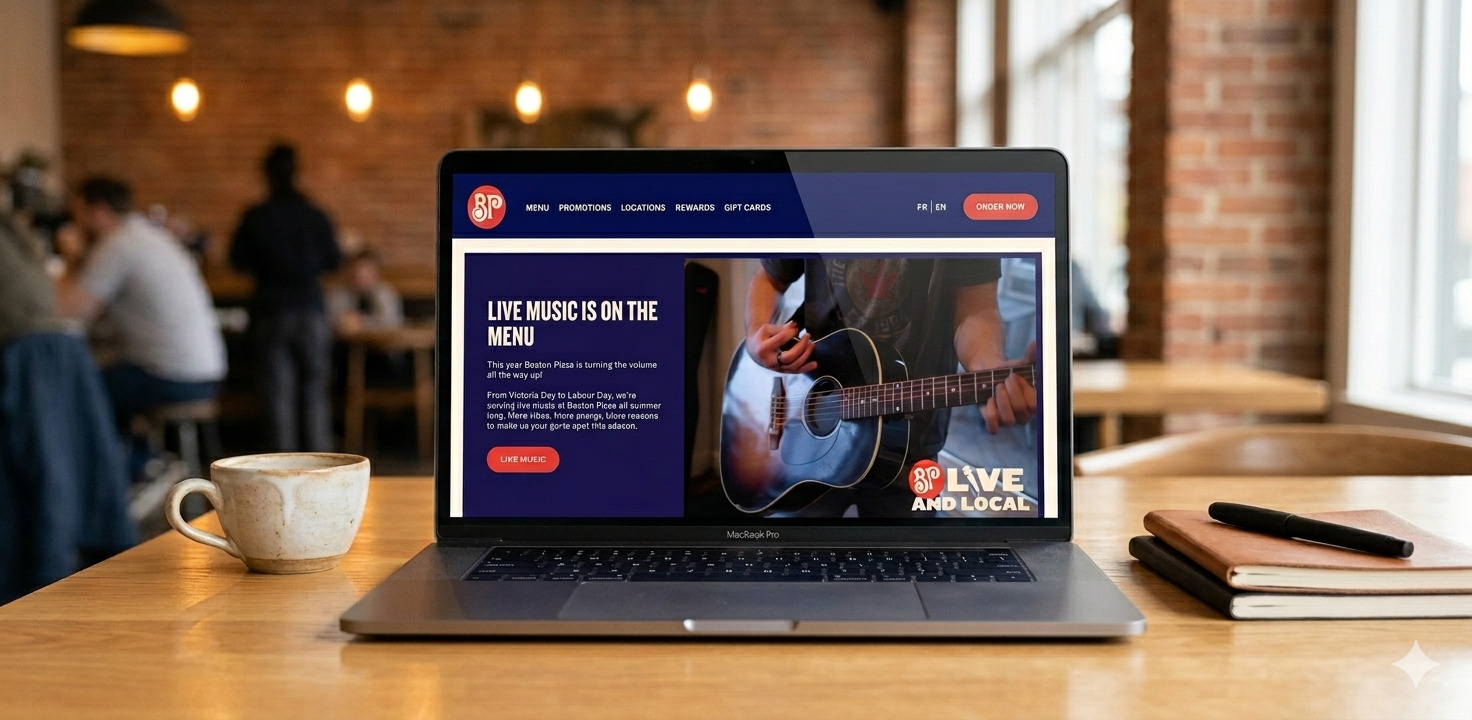 Boston Pizza brand refresh